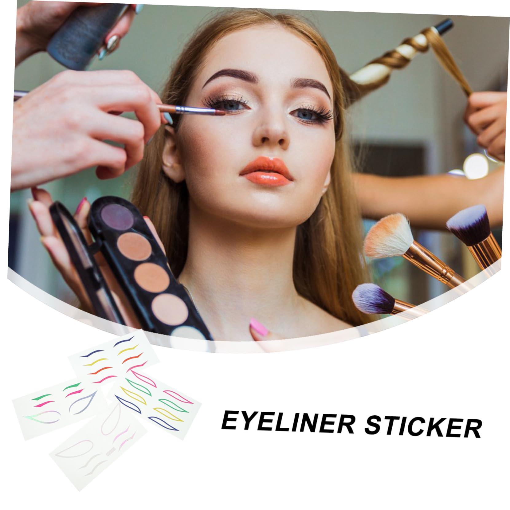Healeved 20sets Stick Eyeliner Impermeabili Kit Adesivi Per Makeup Facile Applicazione e Decorazione Per e Ragazze Per Occasione