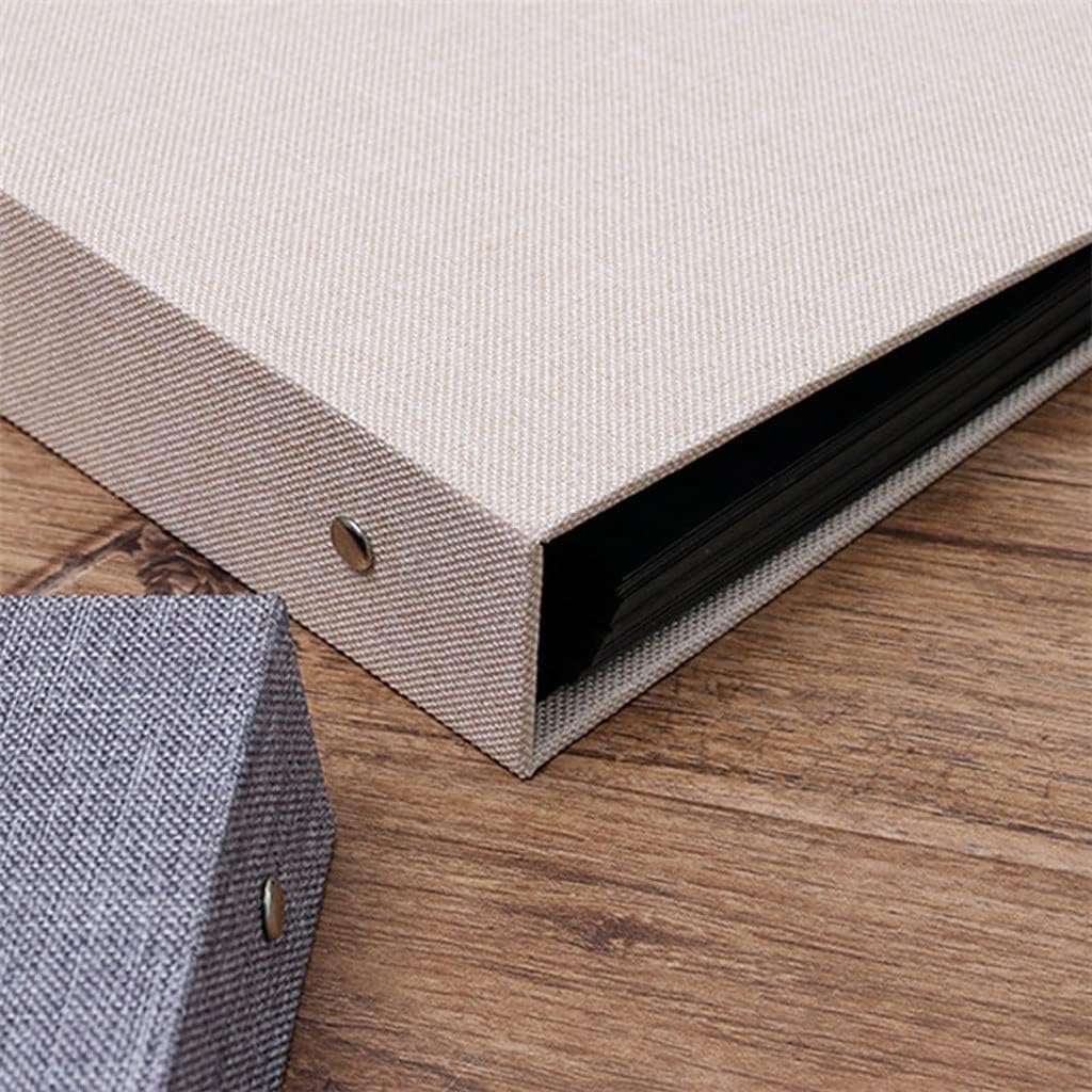 JSEIAJB Photo Album Folder Creative Self-adhesive Scrapbook Album for Baby Lovers Memorial Wedding Photo Album(D)