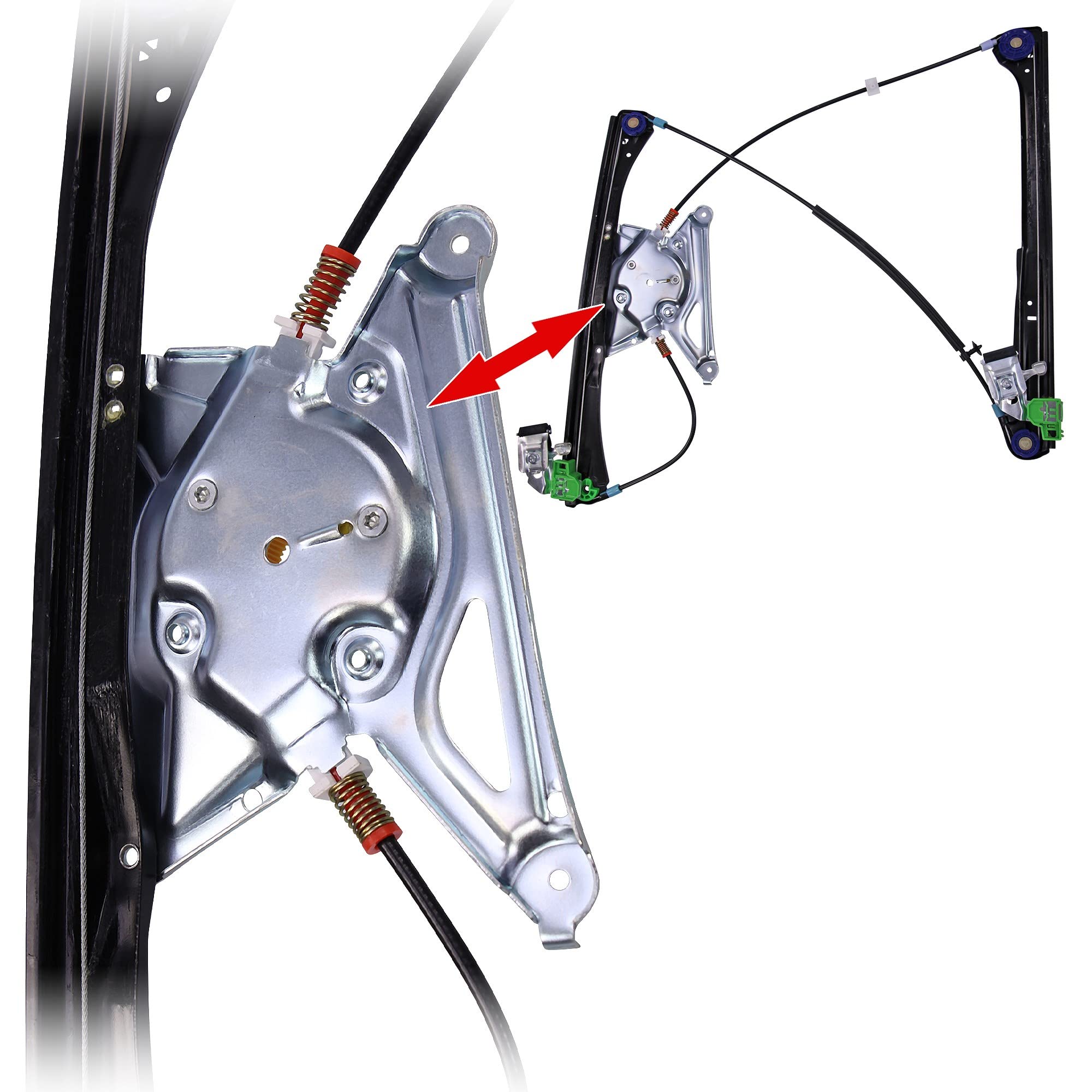 ATEC Germany 1x Elevalunas delantero izquierdo eléctrico sin motor
