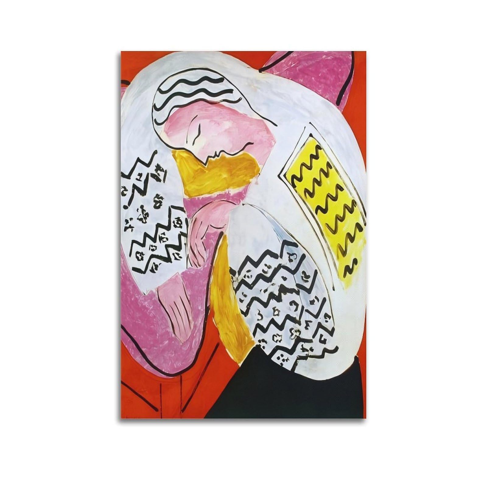 JoenTdrn Henri Matisse Aesthetic Canvas Wall Art Print Home Decor for Bedroom Living Room16x24inch(40x60cm) Unframe-style