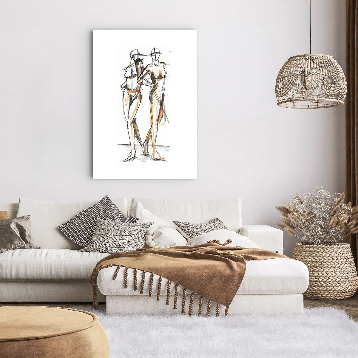 ARTTOR Affiche Decoration Murale Noir Et Blanc Paris Balcon Moderne Poster sans Cadre 30x40cm Deco Affiches Murales Tableau Decoration Salon Chambre Cuisine Wall Art Design Decor P2XPA30x40-4595