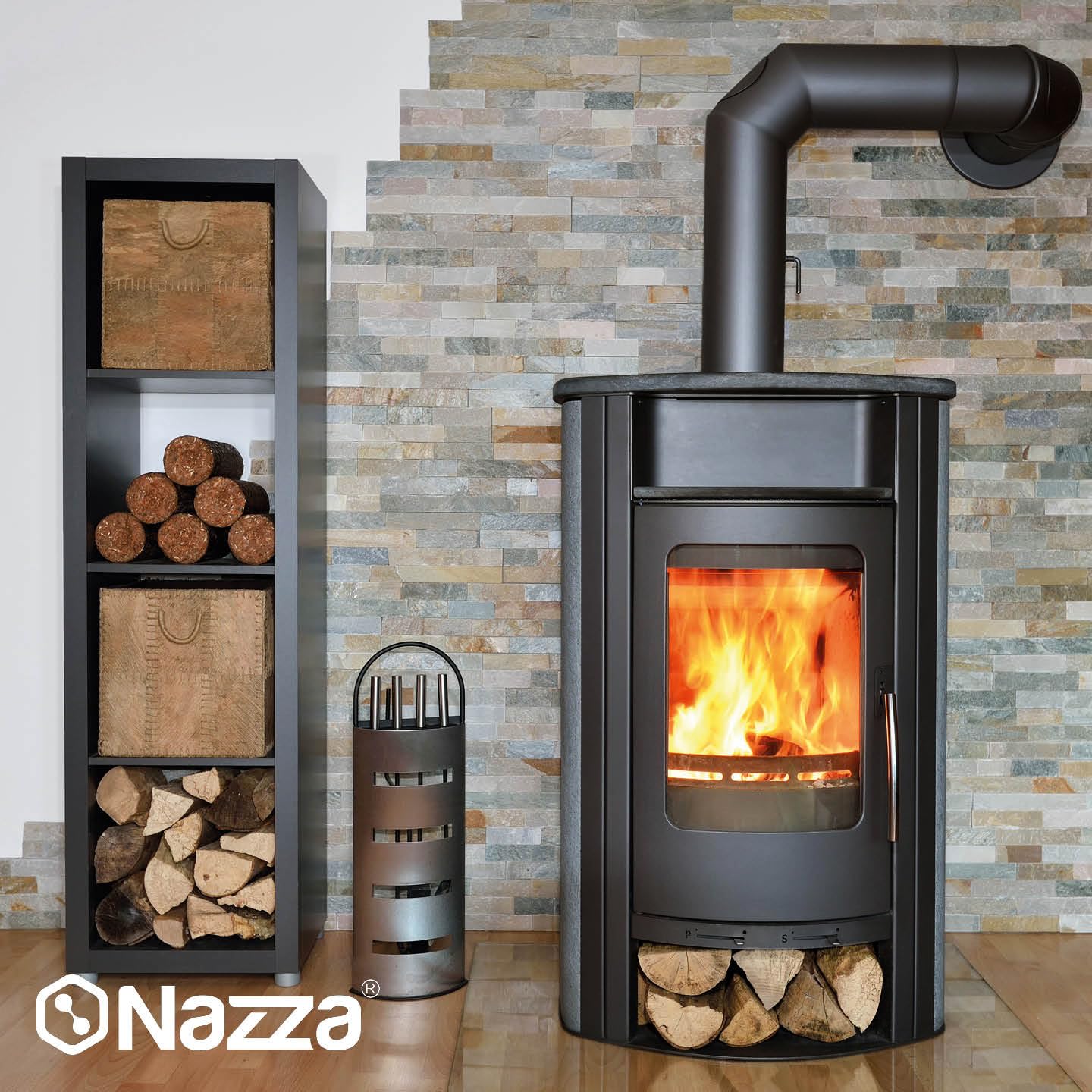 Nazza Pintura Anticalórica Negra Mate - Pintura Alta Temperatura (Hasta 650ºC) - Pintura especial para Estufas, Pinzas Freno, Chimeneas, Hornos, Barbacoas o Motor - Formato 750ml