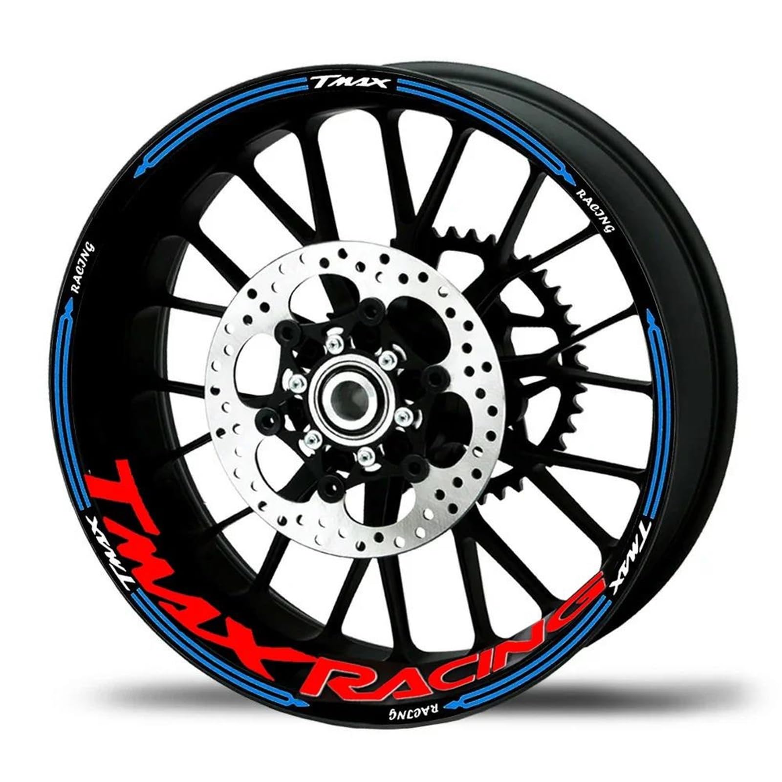 Wheel Stickers Motorcycle Rims Wheels Stickers for Tmax560 TMAX-560 TMAX 560 2008 2011 2016 2021 2023 Wheel Reflective Decals Rim Reflective Decal