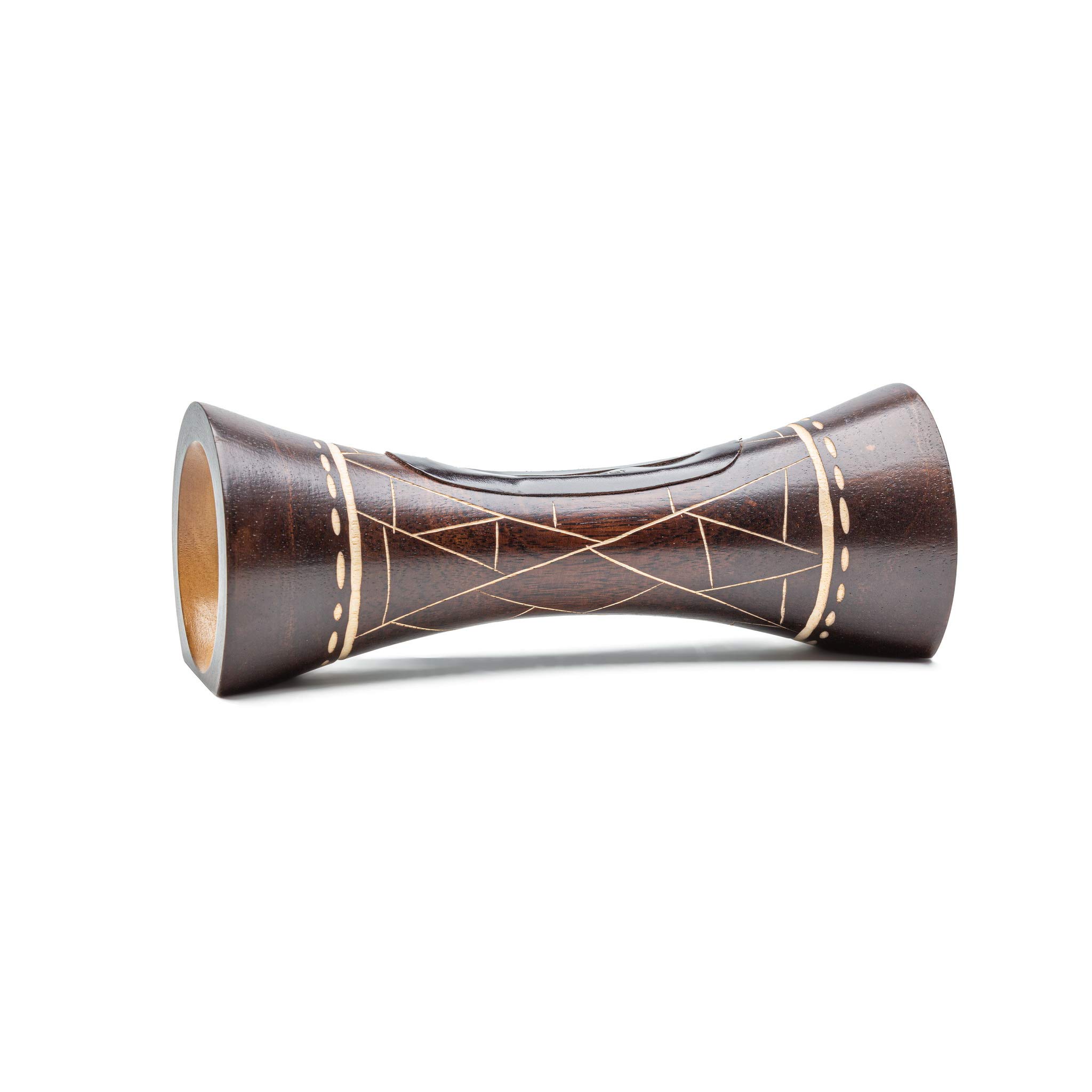 mangobeat® - Enceinte écologique et Universelle en Bois - Amplification de Tous Les Smartphones sans électricité - «Wengé Girafe» 25 cm