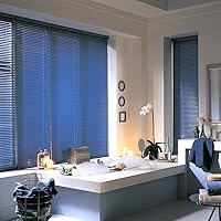 Vista 4 de Persianas venecianas inalámbricas para ventanas, persianas opacas horizontales de aluminio, persianas venecianas para oficina en casa
