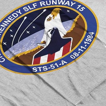 All+Every NASA STS 51 A Discovery Mission Badge Men's Sweatshirt