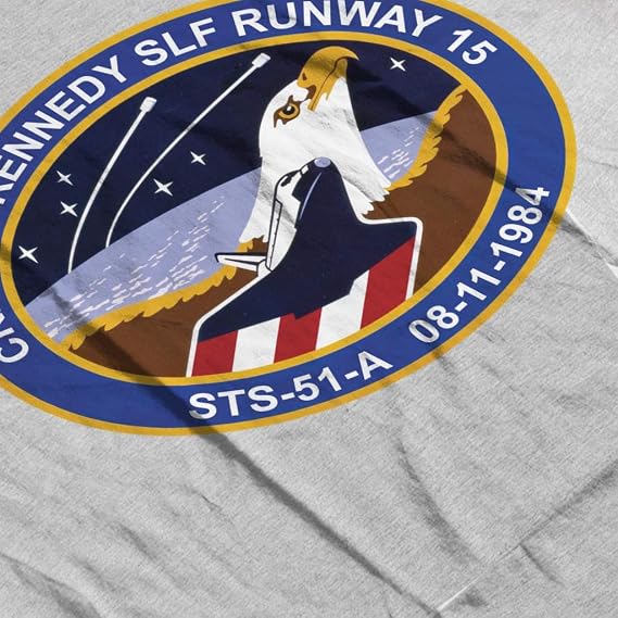 All+Every NASA STS 51 A Discovery Mission Badge Men's Sweatshirt