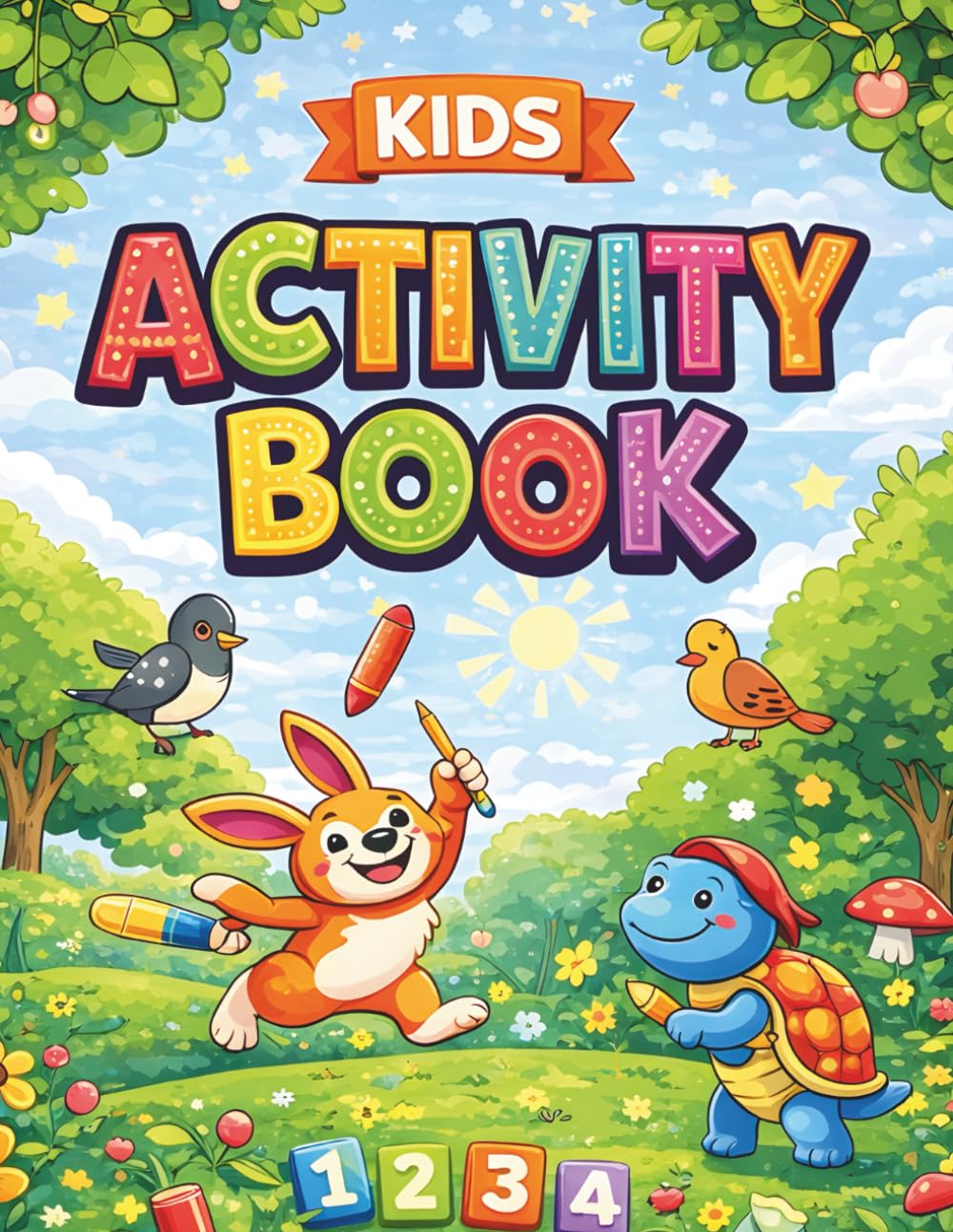 Learn and Play Kids Activity Book: A Fun Learning Activity Book for Kids