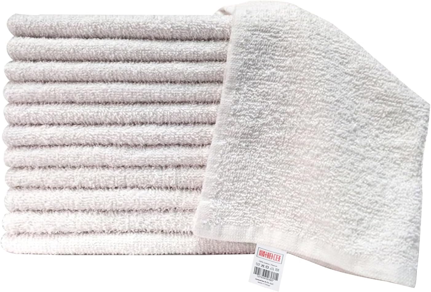 Kitchen towels Pure white colour 30X30 cm Pack of 12 Super