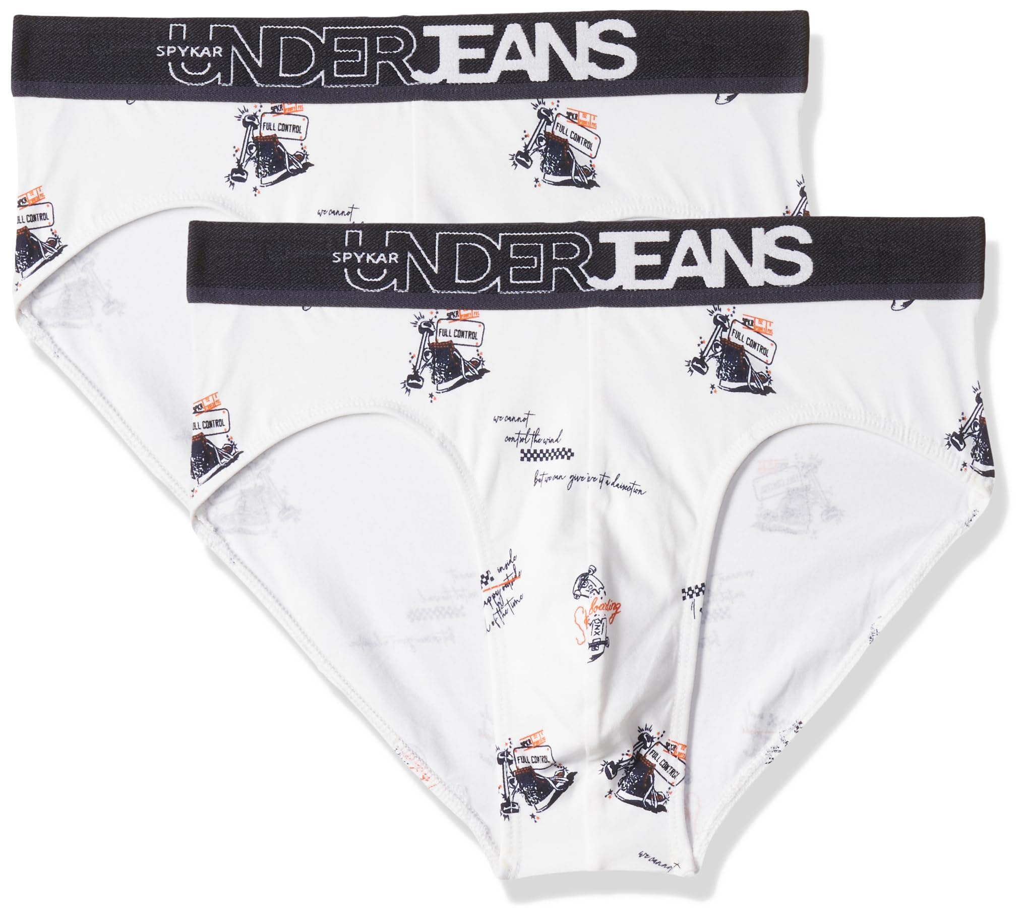 UnderJeans by Spykar Men's Cotton Brief