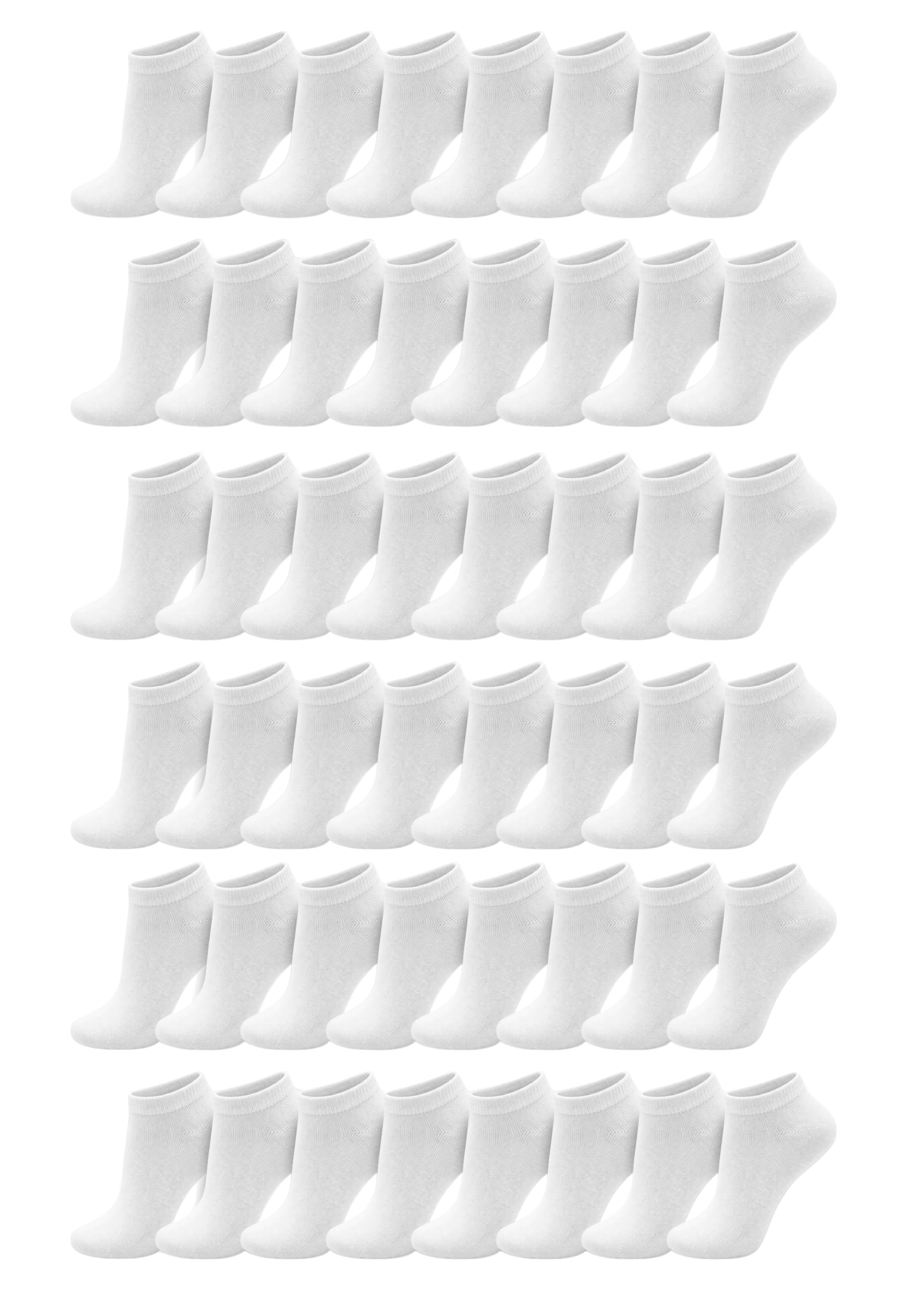 48 Pairs Womens Ankle Socks, Low Cut No Show Teen Girls Colorful Fun Athletic Casual Lightweight Casual Bulk Pack