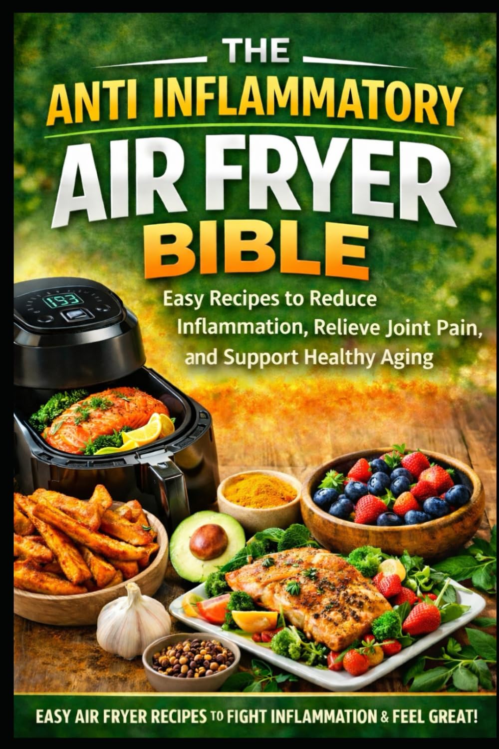 THE ANTI INFLAMMATORY AIR FRYER BIBLE: Easy Recipes to Reduce Inflammation, Relieve Joint Pain, and Support Healthy Aging