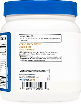 Nutricost Psyllium Husk Ground Powder (1lbs) - Gluten Free and Non-GMO