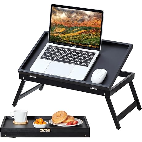 Adjustable Laptop Table With Foldable Legs