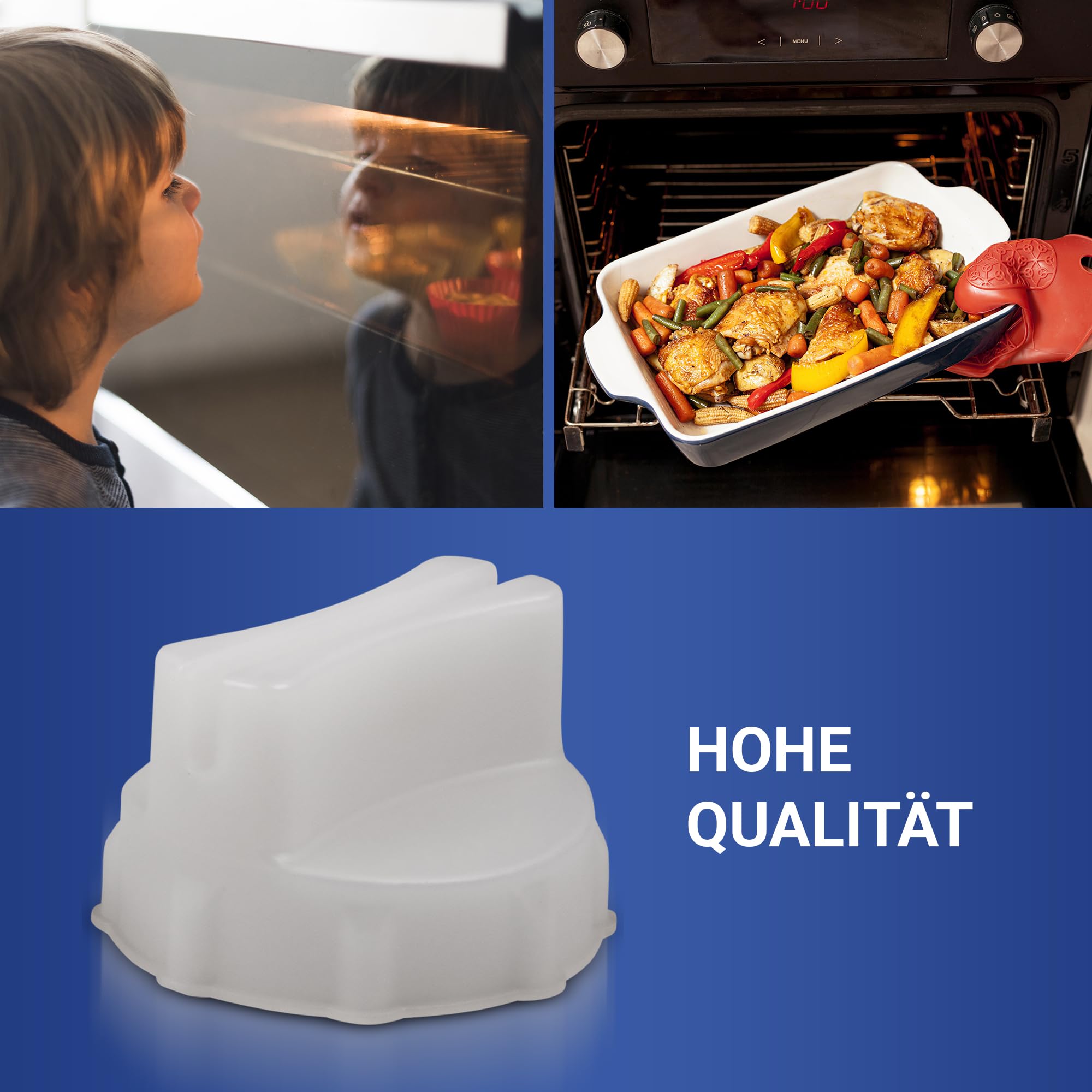 Lampenabdeckung Lampenkalotte Backofenlampe Ersatz für 00647309 Kalotte Ø68mm Glas Abdeckung Glühbirne für Backofen Backofenbirne 40W 300 Grad Lampe Herd
