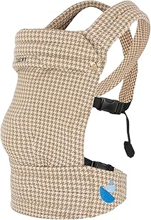 Babytrage Ergonomisch Unisex Baby von 3.2 bis 16 kg Atmungsaktiv Baumwoll Lätzchen Waschbar Gepolstert Verstellbar Mehrere Tragepositionen für jedes Wetter Hypoallergen