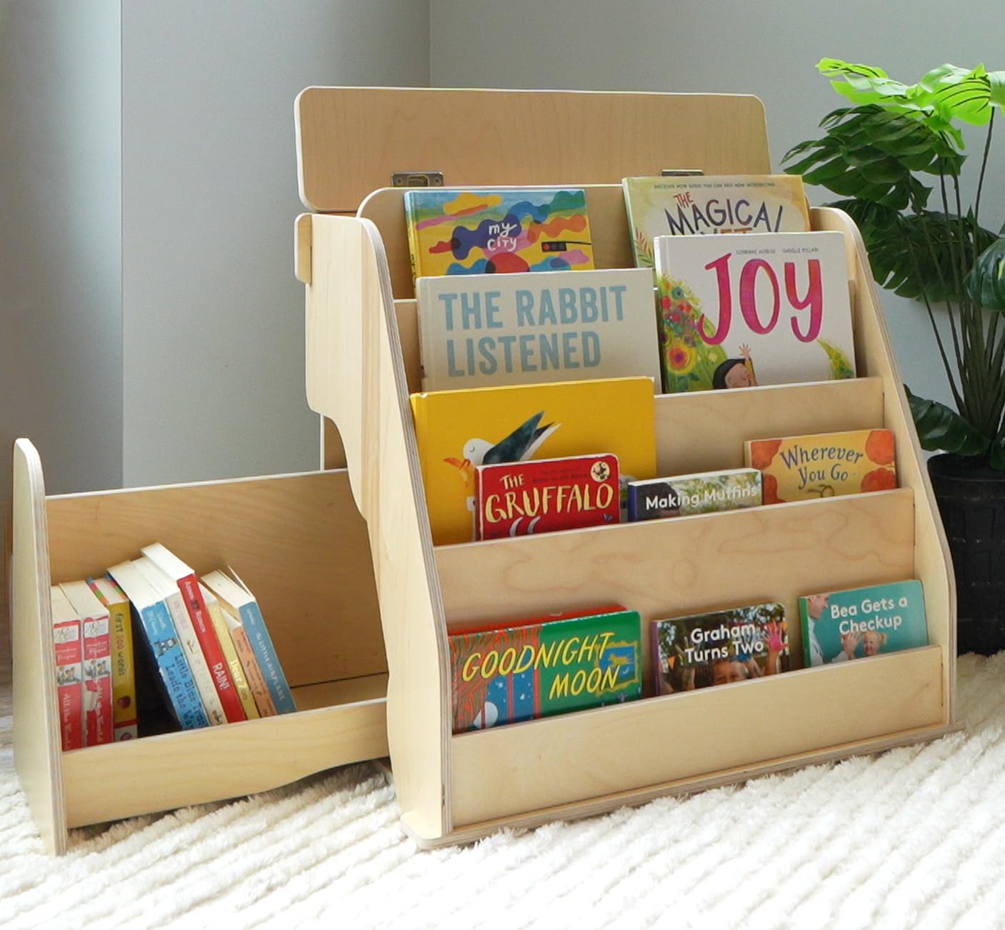 Amazon.com: dannico Montessori Bookshelf for Toddlers - Kids