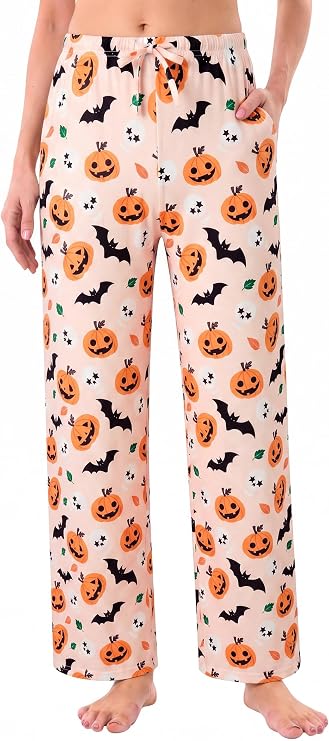 RAISEVERN Christmas Womens Pajama Pants Pjs Bottoms with Pockets