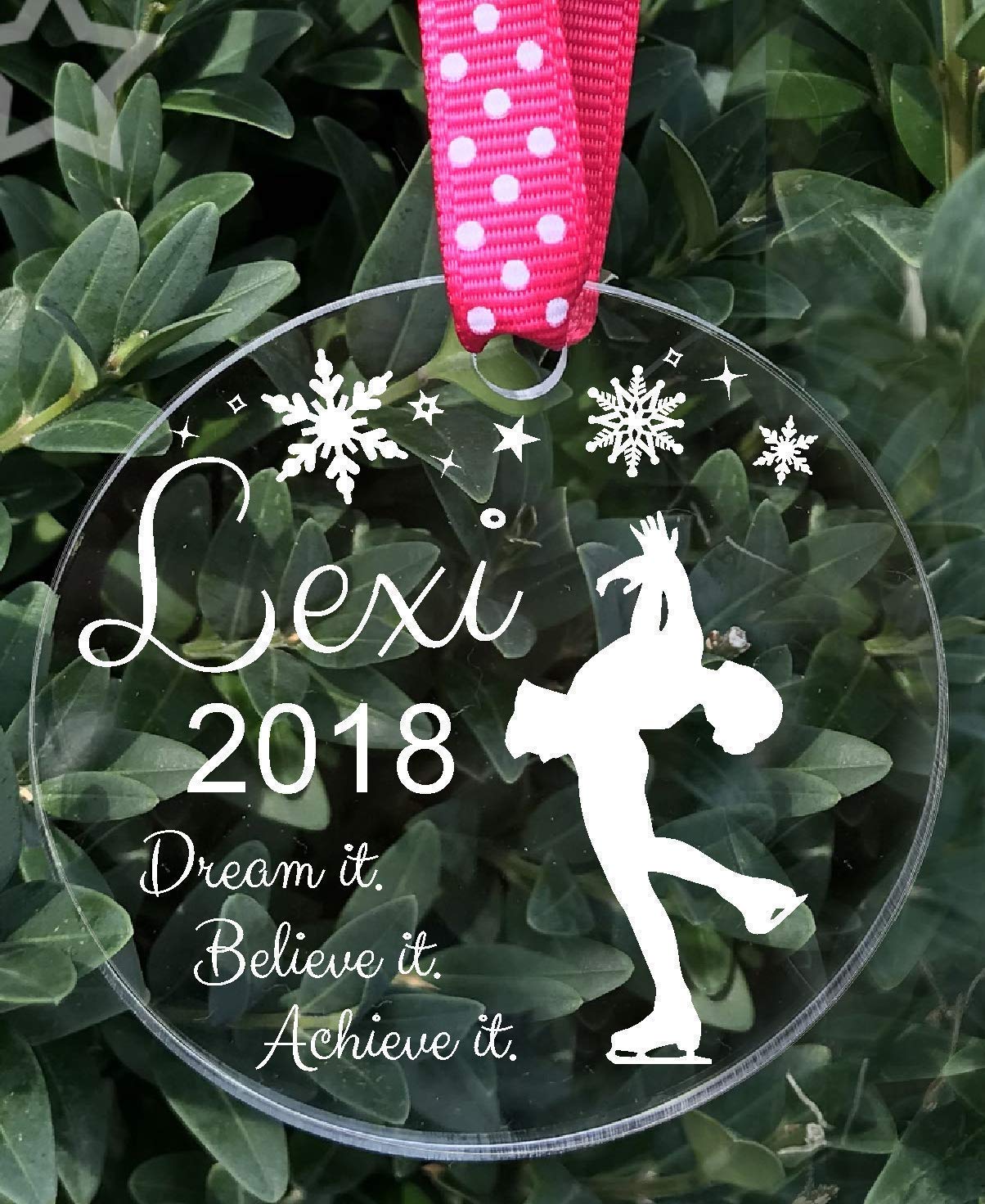 Figure Skating Ornament, Ice Skating Ornament, Ice Skater