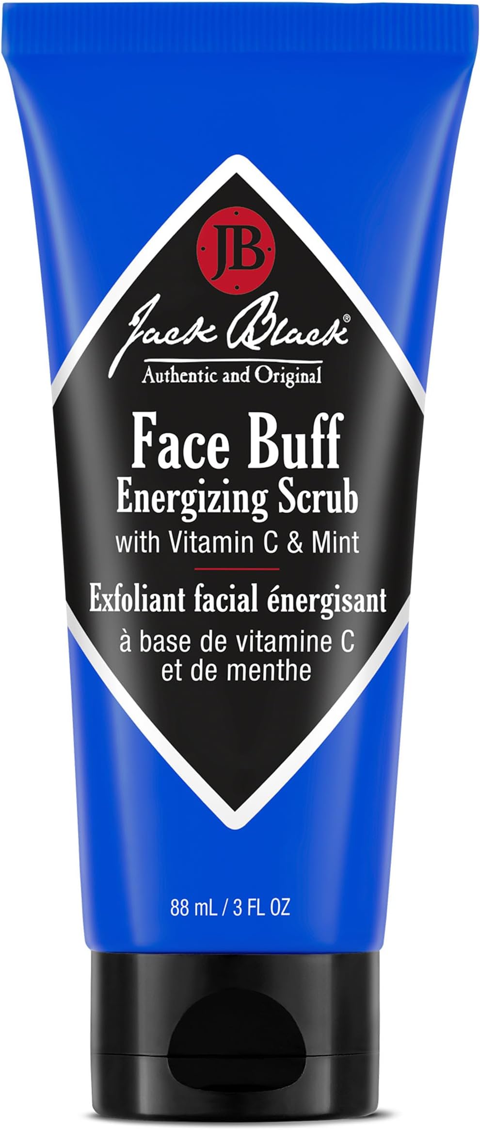 Face Buff Energizing Scrub - Mens Face Wash & Pre Shave Scrub, Face Cleanser for Men, Pre Shave for Men, Mens Facial Cleanser, Mens Face Scrub, Exfoliating Face Wash, Jack Black Face Scrub