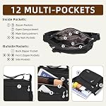 Crossbody Bag for Women,Multi Pockets Cross Body Purses for Women, Ladies Shoulder Bag, Travel Purses and Handbags