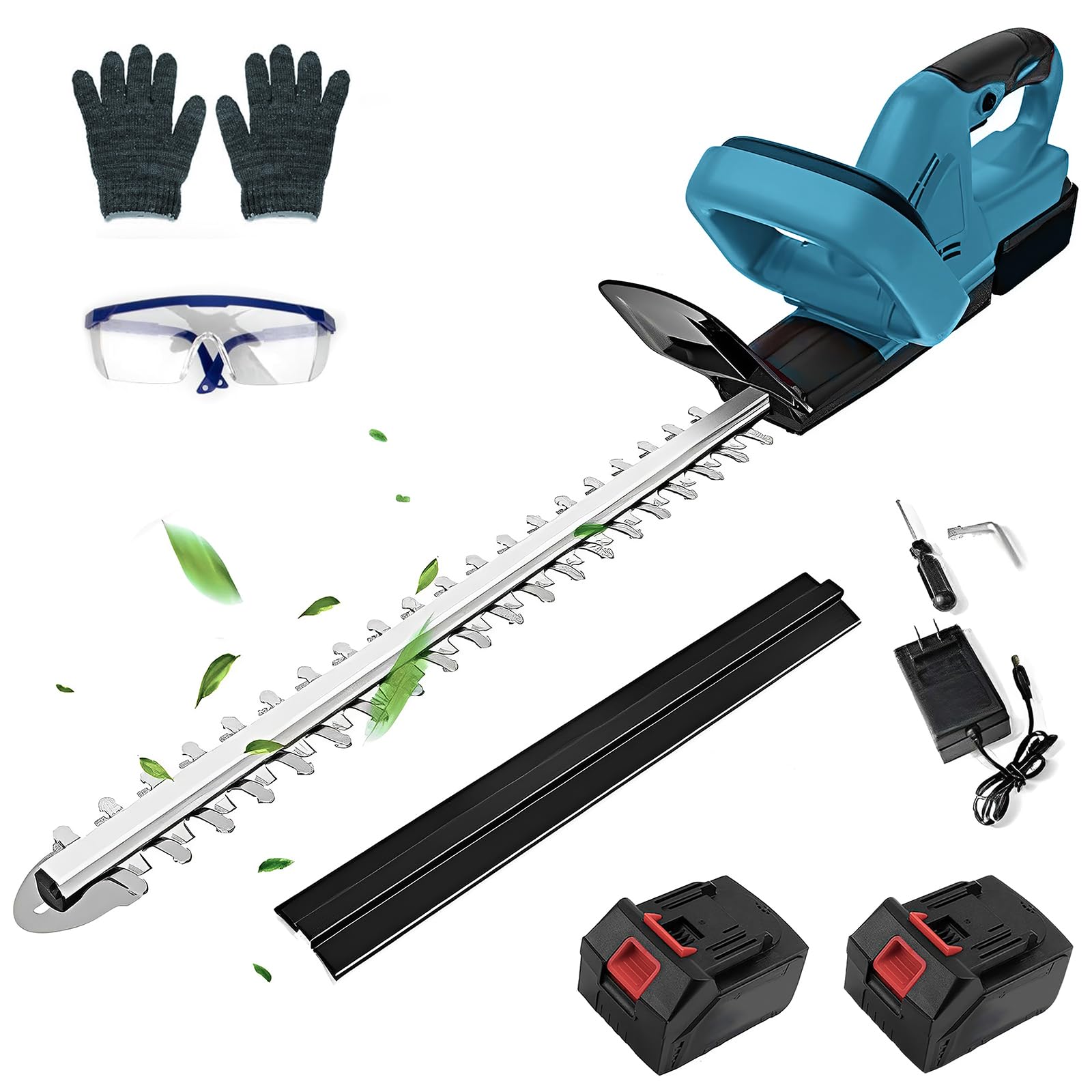 VOERJIA Taille Haie Batterie 21V, Taille-Haie Électrique