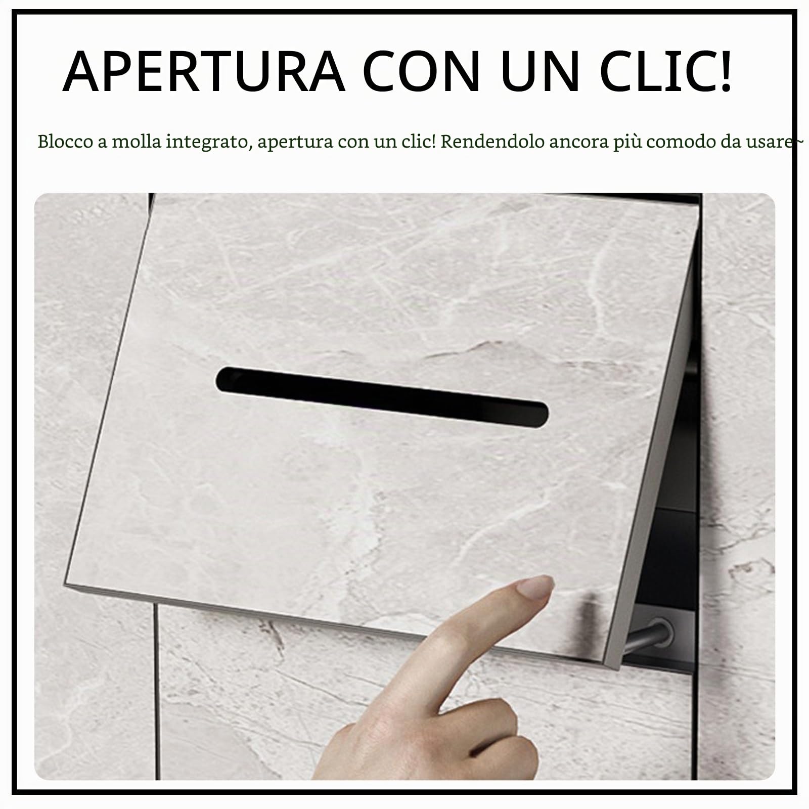 Nicchia porta carta igienica a incasso piastrellabile con cestino nascosto, in acciaio inox 304, per bagno, con contenitore 2 in 1 impermeabile