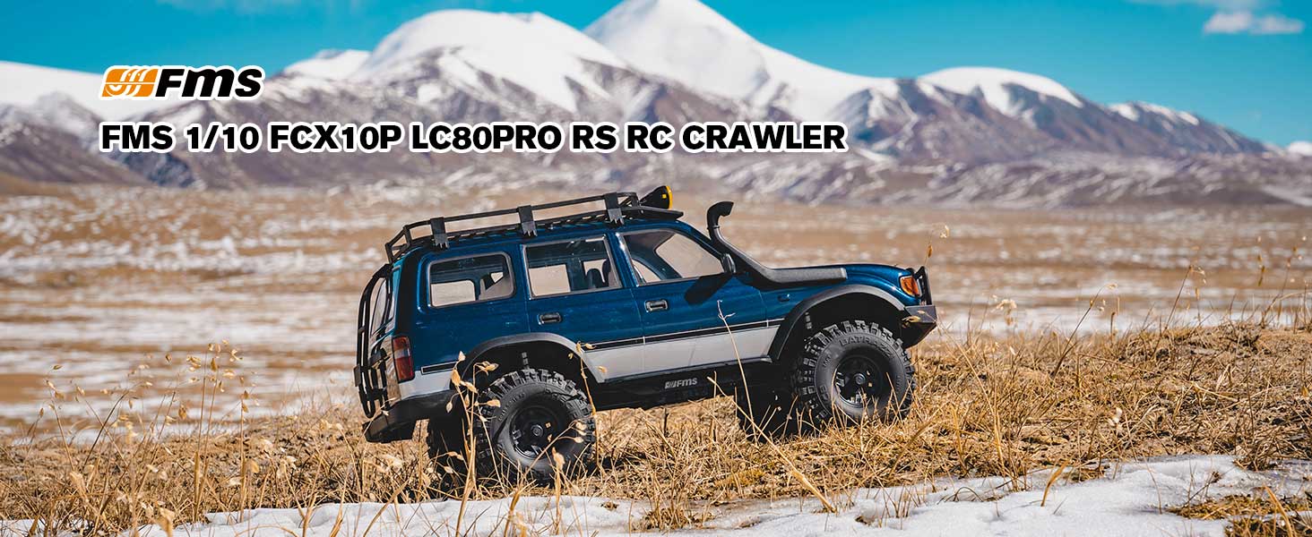 Amazon.com: EAZYRC FMS FCX10 1/10 RC Crawler LC80 PRO V2-Official