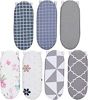 Vista 4 de Tabla de planchar pequeña de mesa, 10.2 pulgadas de largo x 4.3 pulgadas de ancho, tabla de planchar resistente con base de metal de malla