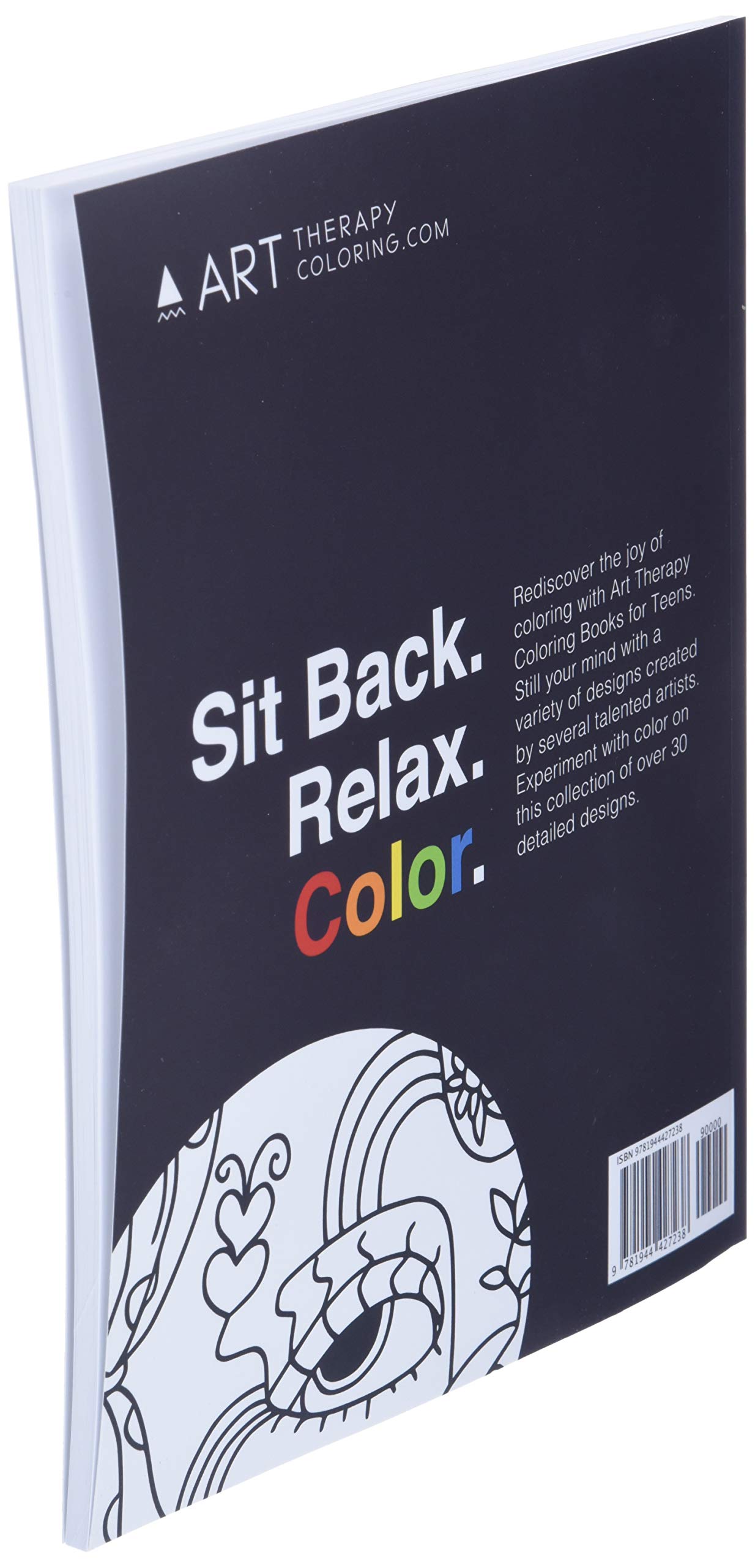 Coloring Book For Teens: Anti-Stress Designs Vol 8 (Coloring Books for Teens) - Image 4