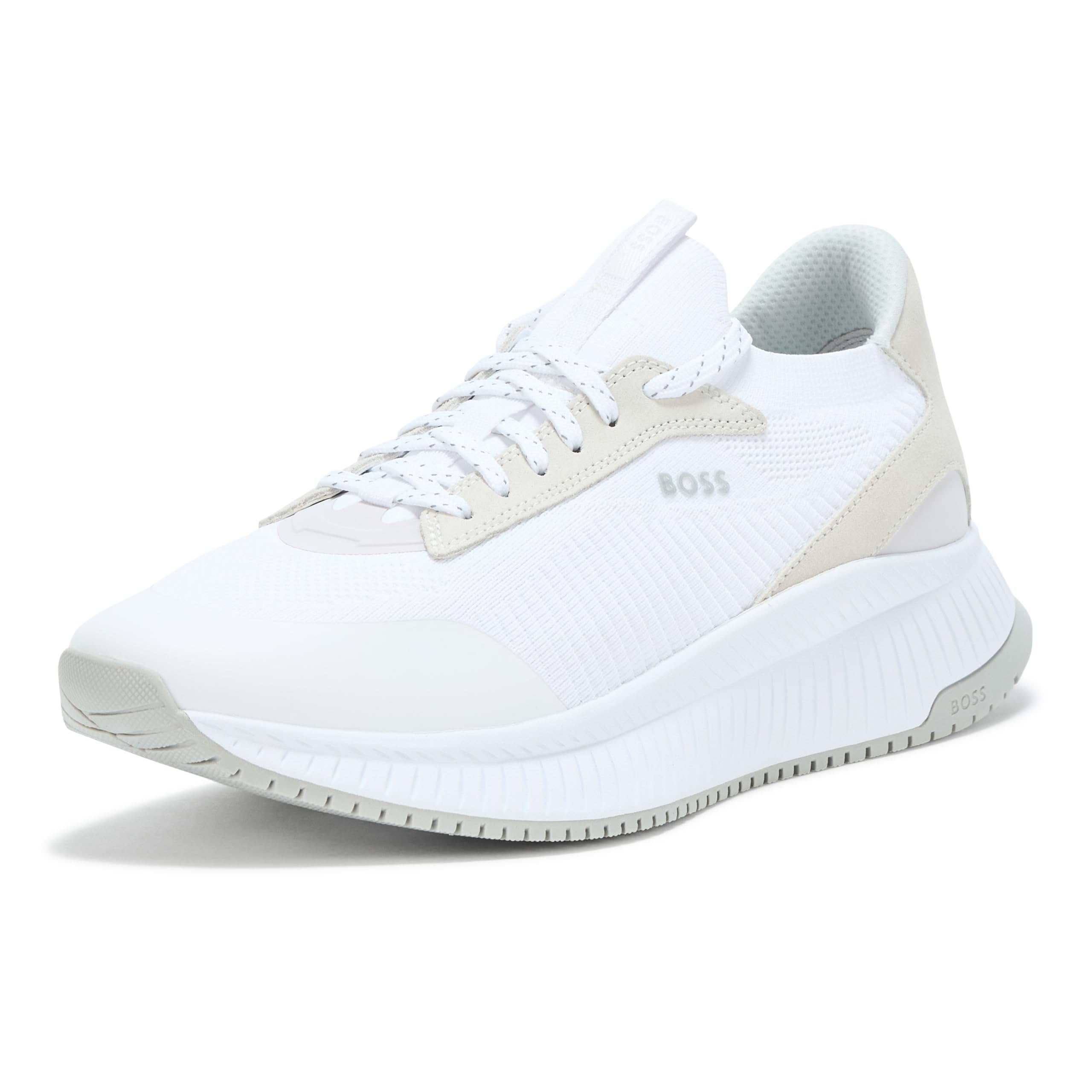 BOSS Men's Modern Knit Structure Running Sneaker