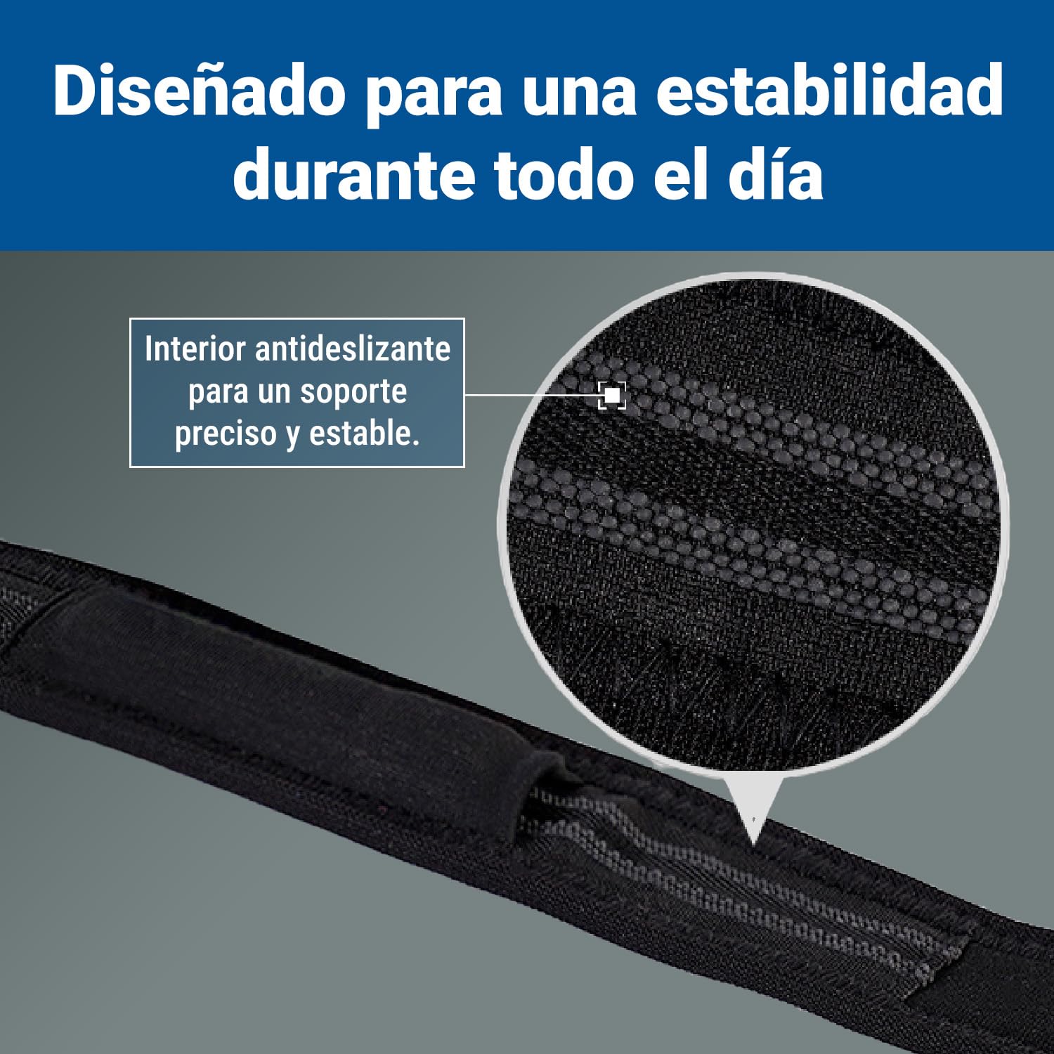 Zamst JK Band Banda Deportiva para Rótula - Rodillera con Presión para Aliviar el Dolor de Tendones, para Deportes Ligeros, Correr, Senderismo, Tenis, Atletismo - S