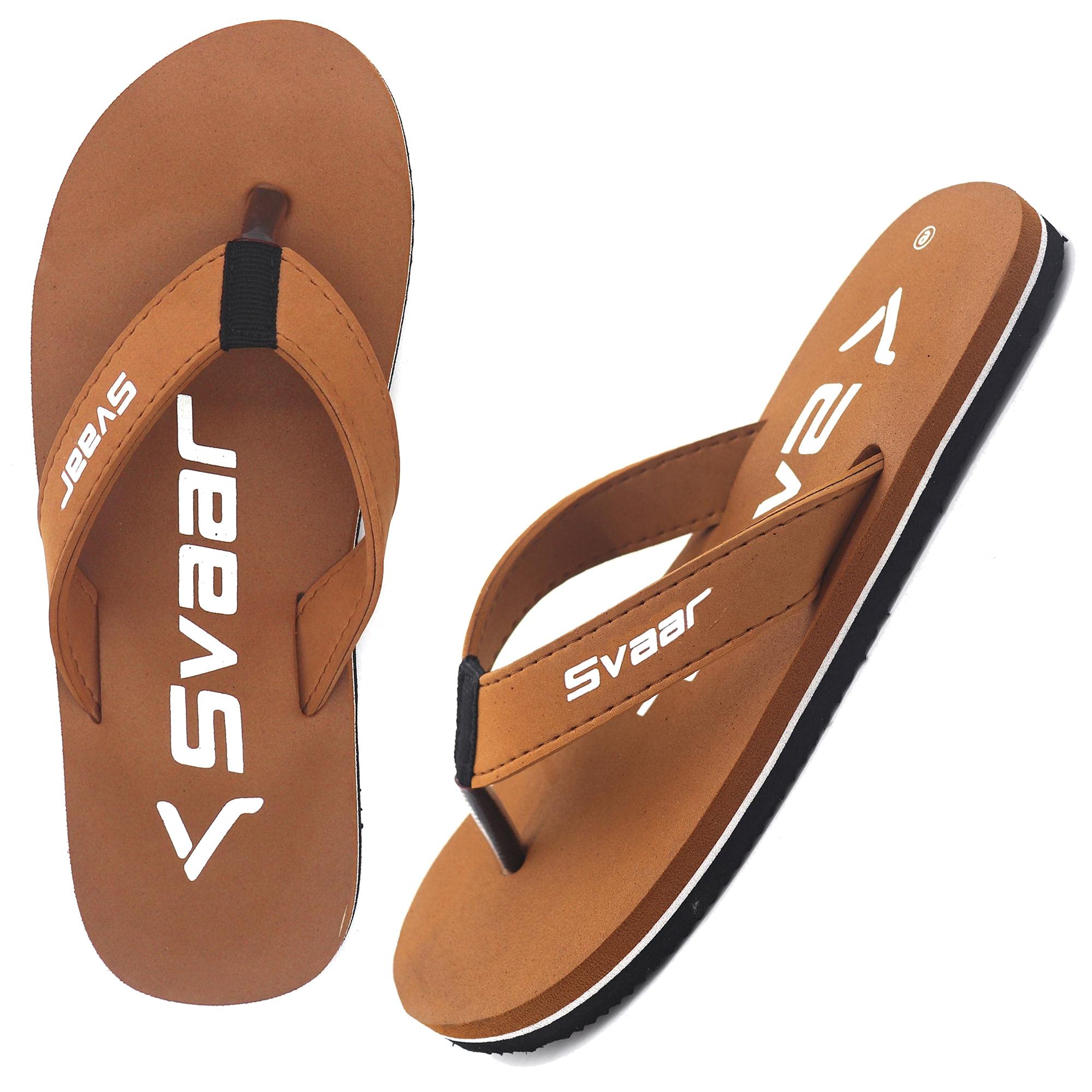 SVAAR Comfortable Slippers For Men (Khaki, numeric_8) (B09981JZL9) Amazon Price History, Amazon Price Tracker