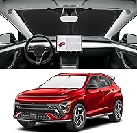 Vista 208 de Parasol de parabrisas de ajuste personalizado para Nissan Titan 2017-2024, bloquea los rayos UV y el calor, parasol de ventana delantera, fácil