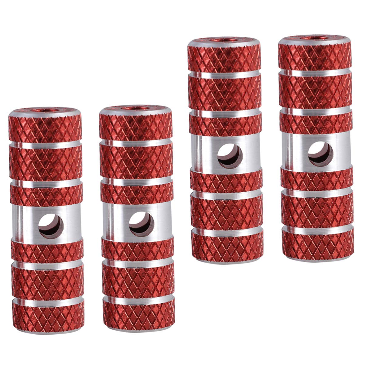 Garneck 2 Pair Stunt Pedal Pegs Cylinder Pedal Axle Foot Pegs Cycle Pegs Bike Pedal Bike Foot Rest Pegs Bikes for Adults Bicycle Axle Pedal Mtb Pegs Motorcycle Foot Rest Solid Tripod