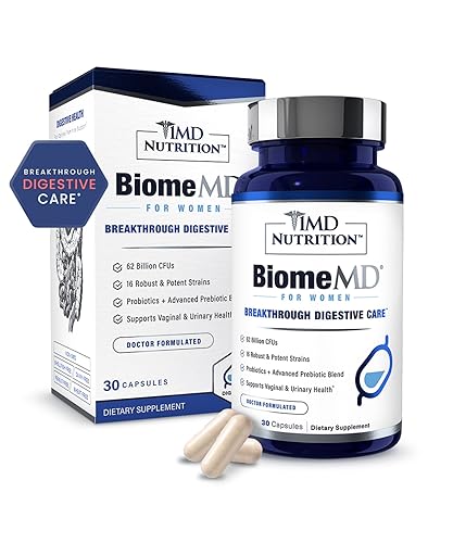 1MD Nutrition BiomeMD Probiotics for Women - Daily Prebiotics and