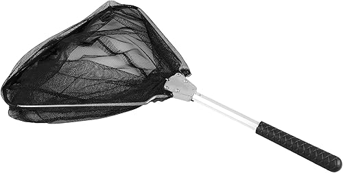 Vista 31 de RESTCLOUD - Red de aterrizaje de pesca con mango telescópico, red de pesca de agua dulce para niños, hombres y mujeres, se extiende hasta 40-63