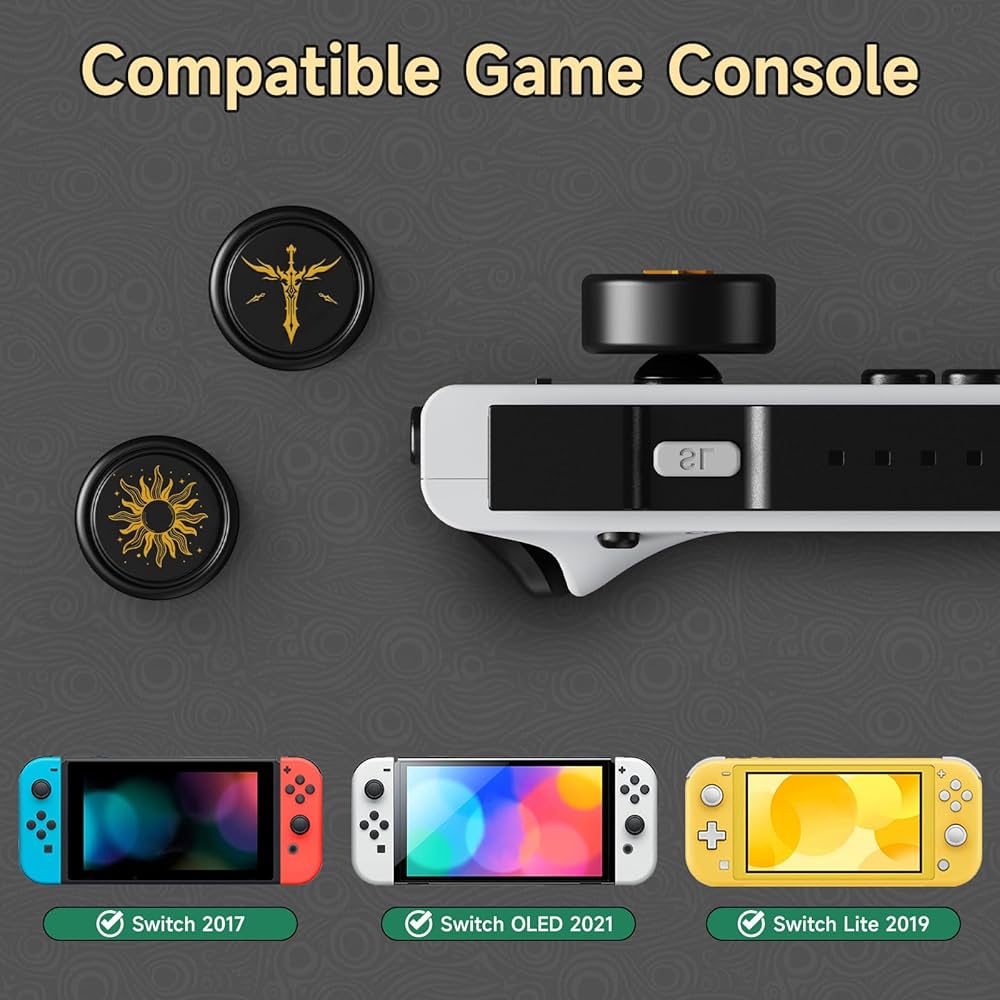 Nintendo Switch CAP Amazon.com: JINGDU Switch Thumb Grip Caps Replacement for