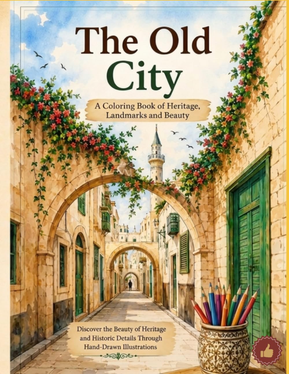 Coloring Book the Old City: a journey through history