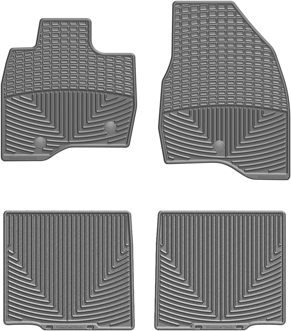 WeatherTech All-Weather Floor Mats for Ford Explorer 1st & 2nd Row (W403-W231), Black