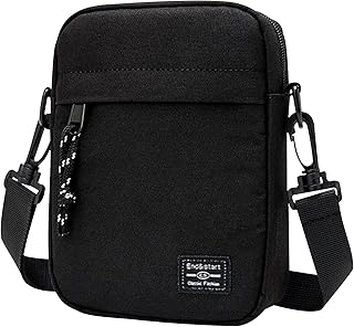 Vaupan Small Crossbody Bag Shoulder Bag For Men, Women Mini Messenger Bag Water Resistant Satchel Bag for School Work Trav...