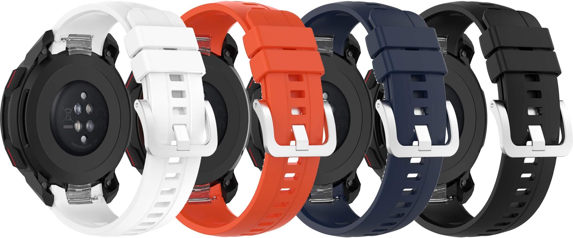 Compatible with Huawei Honor GS Pro Watch, Soft Silicone Sport Wristbands Replacement Strap with Classic Clasp for Huawei Honor GS Pro Watch for Women Men