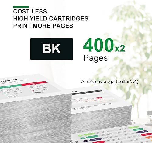 Miniatura 3 de PRINPUSE 245XL - Cartucho de tinta negra PG-245XL de repuesto para Canon 245 XL Cartucho de tinta negra para Canon Pixma MG2522 TS3100 TS3122 TS3300