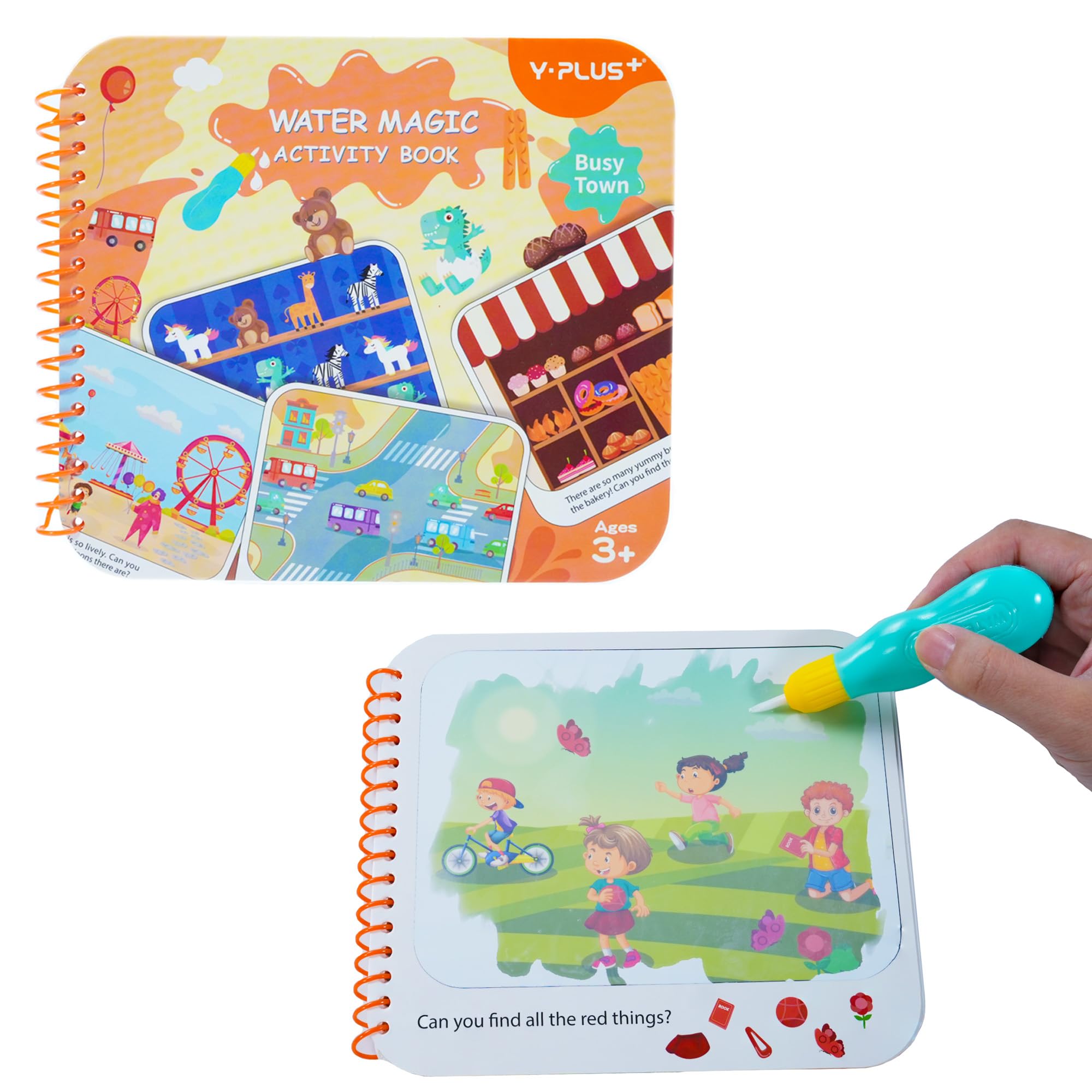 Horizon Group USA Bluey Aqua Art – Pages D'activités Réutilisables Avec Stylo à Eau Pour Dessiner Et Colorier Sans Desordre
