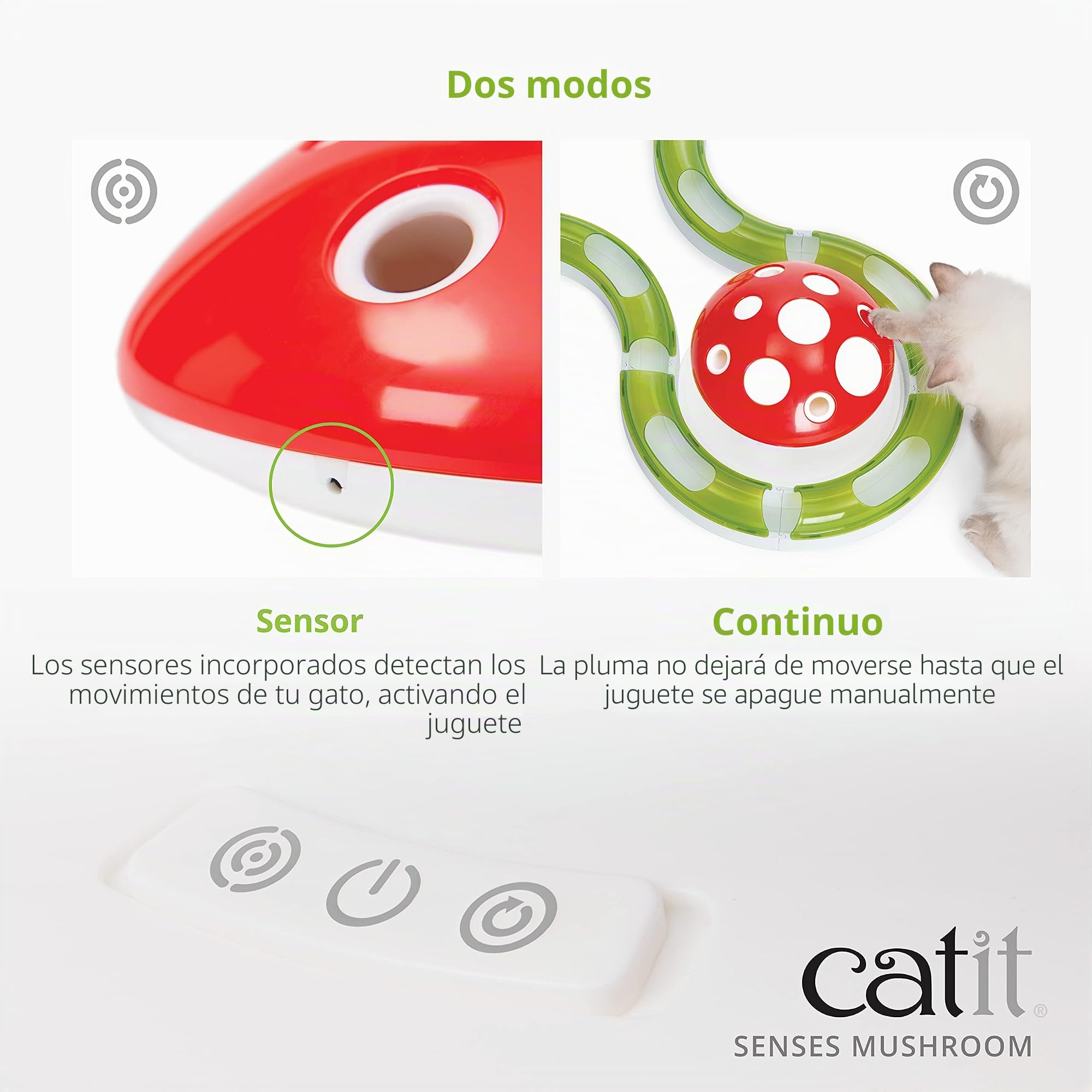 Catit Senses 2.0 Juguete para Gatos Seta