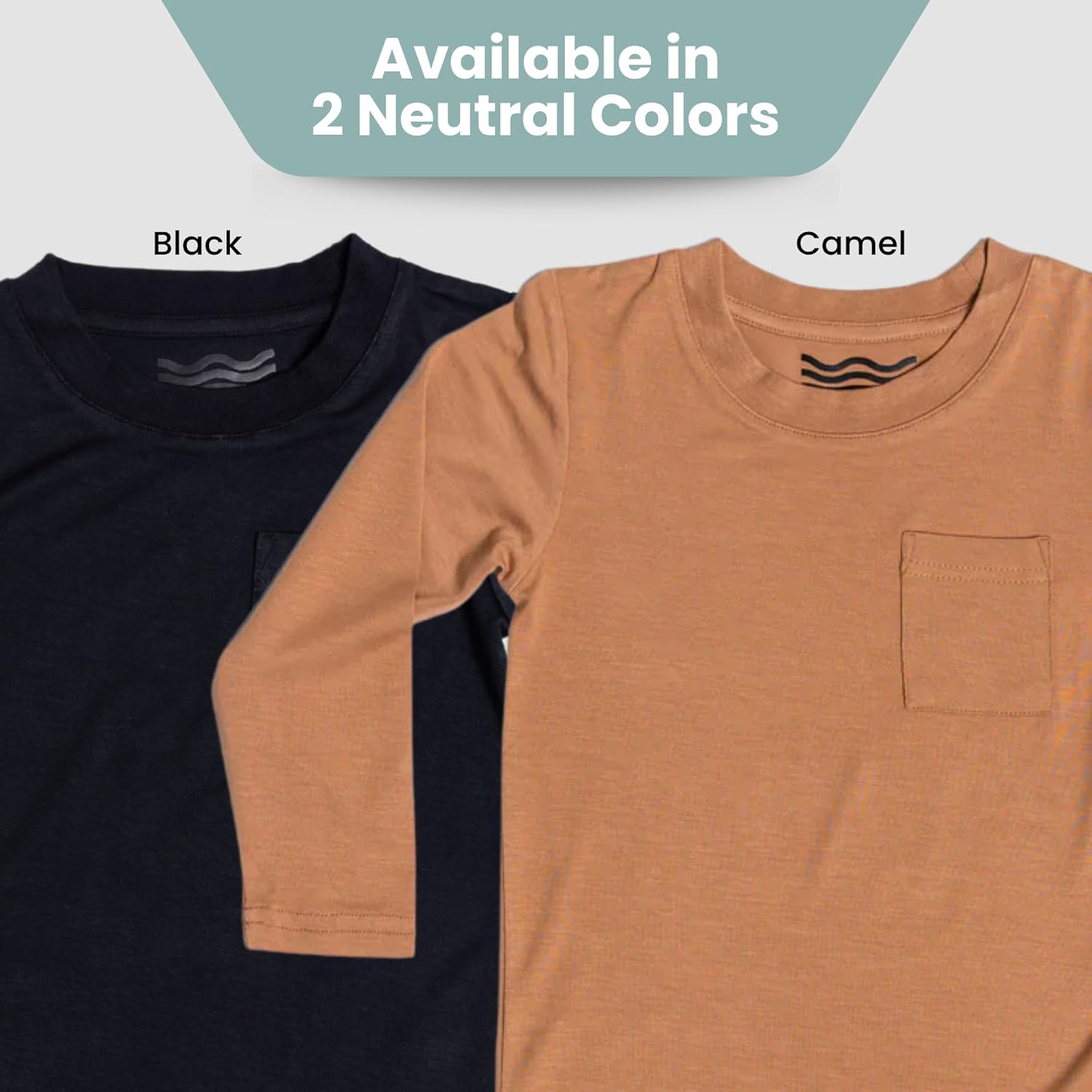 THE SENSORY PROJECT FlexiFeel Long Sleeve Pocket Tee – Sensory Friendly Super Soft Tagless Seamless Cotton Shirt - Image 7