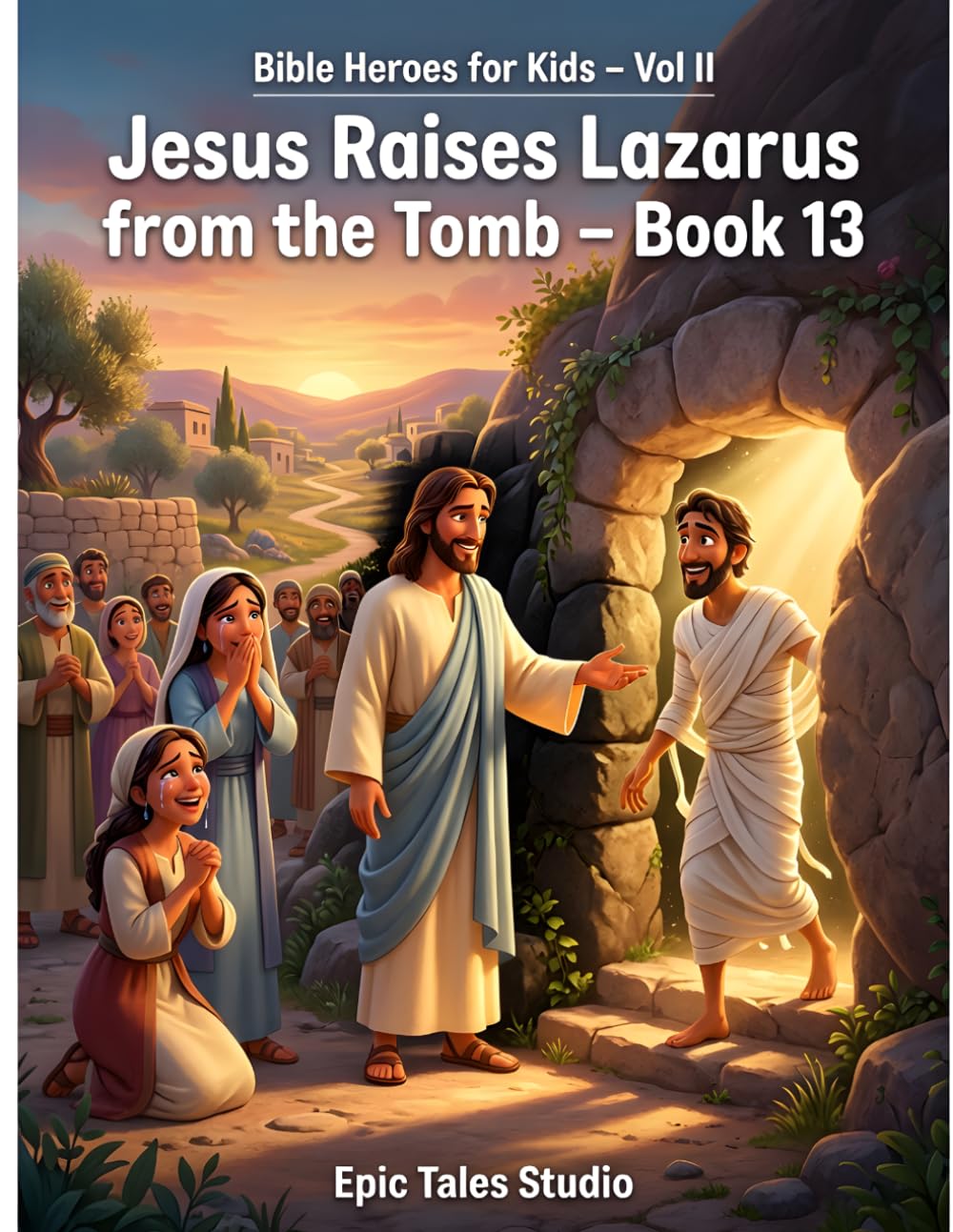 Bible Heroes for Kids Vol II: Jesus Raises Lazarus from the Tomb – Book 13: A Heartwarming Bible Story of Family, True Friendship, and the Miraculous Power of God's Love