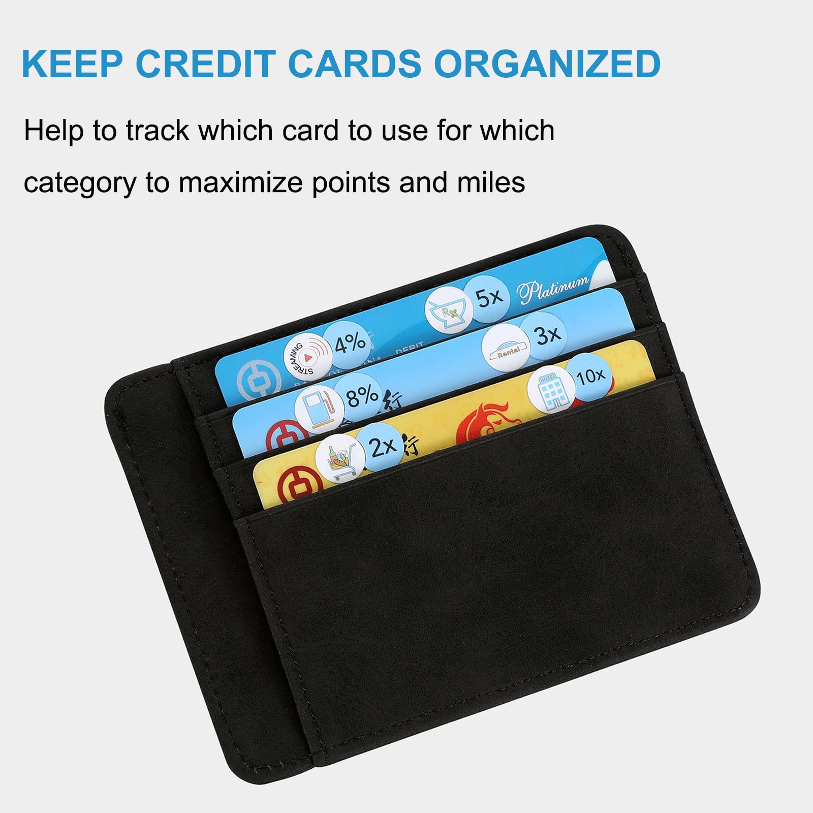 502 Piece Credit Card Reward Stickers - Category Tracking Labels