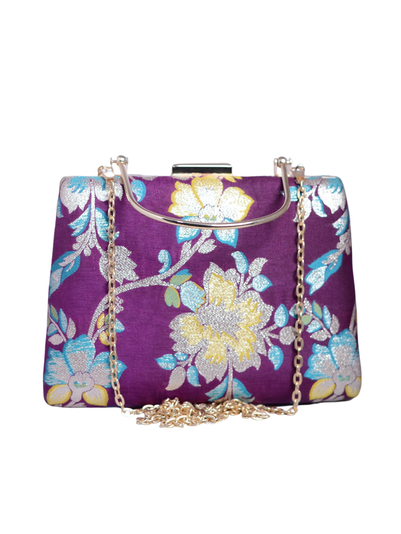 Sequins Embroidery Clutch Bag for Women with Detachble Strap | Wedding Clutch | Bridal Clutch bag | Bridal Purse for Wedding-image-41