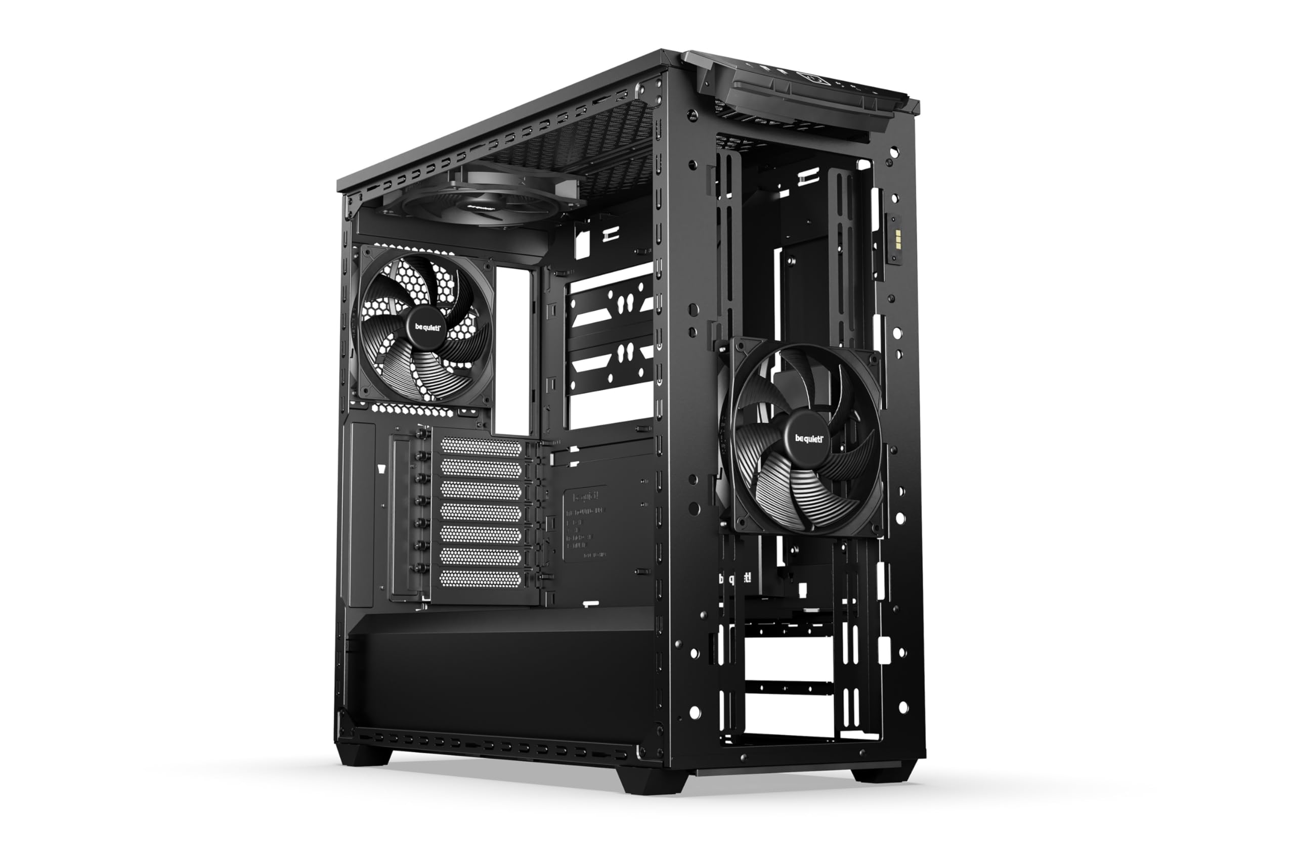 be quiet! Shadow Base 800 Obudowa PC, wentylatory Pure Wings 3 140 mm PWM, USB 3.2 Gen. 2 Type-C, maksymalny przepływ powietrza, konstrukcja Open Mesh, płyta główna E-ATX, radiatory 420 mm